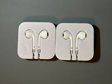 LOTE de 2 fones de ouvido fones de ouvido originais Apple iPhone EarPods 3,5 mm NOVO FABRICANTE DE EQUIPAMENTO ORIGINAL, usado comprar usado  Enviando para Brazil