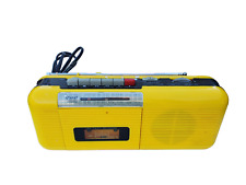 Cassete anos 80 STREET BEAT CT72 amarelo Lenoxx AM/FM Stranger Things Boombox WOW comprar usado  Enviando para Brazil