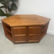 Mid Century Nathan Squares Teak Corner Tv Unit  for sale  Shipping to South Africa