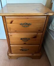 Large pine bedside for sale  WORTHING