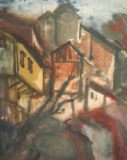 Vintage expressionist cityscape for sale  Shipping to Canada