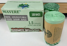 Used, 100% Compost Bags for Kitchen Countertop Compost Bin - 1, 1.2, 1.3, 1.5 Gallo... for sale  Shipping to South Africa