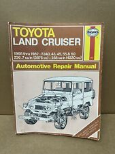 Toyota Land Cruiser Haynes 313 manual de reparo 1968 até 1982 comprar usado  Enviando para Brazil