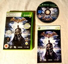 Batman: Arkham Asylum - Microsoft Xbox 360 PAL with manual & free uk postage , used for sale  Shipping to South Africa