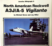 Minigrafia Aerofax 9 North American Rockwell Vigilante A3J A5 1989 Book Miller comprar usado  Enviando para Brazil