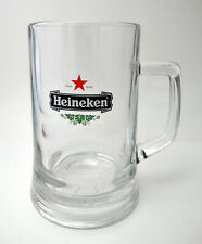 Caneca de cerveja HEINEKEN Red Star 0,5 L 16 oz espessura vidro pesado Stein Tankard comprar usado  Enviando para Brazil