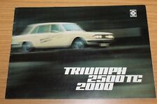 Triumph 2500tc 2000 for sale  BIRMINGHAM
