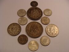 (12) piezas colección de monedas de plata vintage de México segunda mano  Embacar hacia Mexico