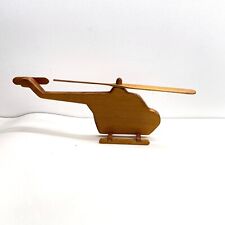 Handcrafted wooden helicopter for sale  STREET