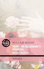 Memo: The Billionaire's Proposal (Mills & Boon Romance),Melissa  for sale  Shipping to South Africa