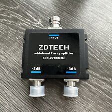 Divisor de 2 vias banda larga ZDTECH com conectores N-fêmea divisor de sinal de 50 ohms comprar usado  Enviando para Brazil