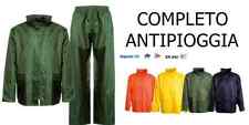 SET COMPLETO GIACCA PANTALONE ANTIPIOGGIA ANTI VENTO IMPERMEABILE 100% comprar usado  Enviando para Brazil