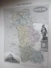 Carte département manche d'occasion  Saint-Amand-Longpré