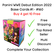 Usado, Tarjetas coleccionables Panini WWE edición debut - tarjetas base #1 - #160 Compra 4 Obtén 10 gratis segunda mano  Embacar hacia Argentina