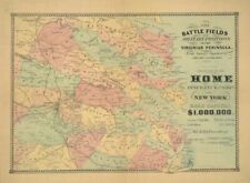 Map 1862 battle for sale  Portland