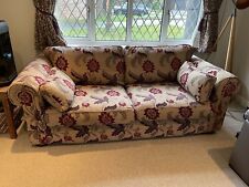 Sofa seater floral for sale  GODALMING