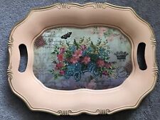 Serving tray floral for sale  Scandia