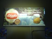 Rare Vintage 1960's Schaefer Beer Light Up WATERFALL Sign - Working Condition for sale  Pennellville