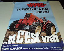 Affiche poster tracteur d'occasion  Pont-d'Ain