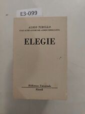 Elegie biblioteca universale usato  Carpi