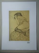 Le Baiser Grande Sérigraphie de Milo Manara  " Hommage a Gustav Klimt " 