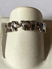 sterling silver elephant ring for sale  CAMBRIDGE