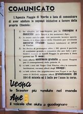 Manifesto vespa originale usato  Viterbo