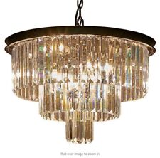 chandelier crystal 3 tier for sale  Hanover