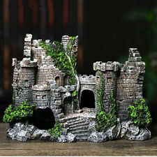 Artificial Fish Tank Ancient Castle Tower Landscaping For Aquarium Rock Cave for sale  HATFIELD