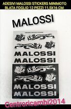 Adesivi malossi stickers usato  Italia