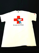 Autêntica camiseta Be Cool Give Blood Snoopy Cruz Vermelha edição limitada Joe Cool M, usado comprar usado  Enviando para Brazil