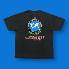 Camiseta gráfica de colección años 90 Goodwill Games Nueva York recuerdo algodón descolorido negro XL segunda mano  Embacar hacia Mexico