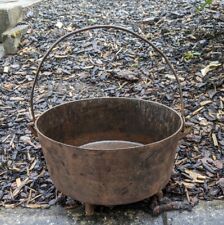 antique cast iron cauldron for sale  LOCHGELLY