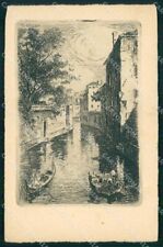Venezia città canale usato  Italia