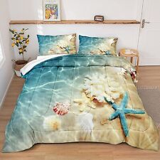 set coastal quilt bedding for sale  Denver