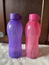 Tupperware ECO Botella de agua con desenrosque Top 16 Oz Conjunto de 2 Rosa + Violeta Usado En Excelente Condición segunda mano  Embacar hacia Mexico