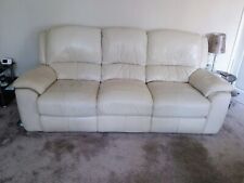 leather three piece suites for sale  ROCHDALE