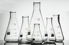 Rocwing DISCOUNTED Boro 3.3 Glass Conical Flask Erlenmeyer Graduated B GRADE UK for sale  Shipping to South Africa