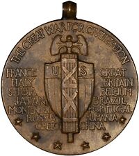 Medalla al Servicio Militar Aliado de los Estados Unidos de América 1918 EF segunda mano  Embacar hacia Argentina