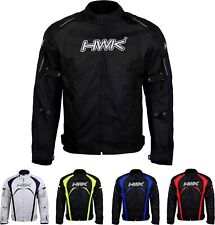 Used, HWK Men's Motorcycle Riding Textile Jacket with CE Armor, XXL - All-Black for sale  Shipping to South Africa