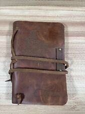 Usado, Caderno diário de viagem de couro marrom feito à mão Columbia Journal papel reciclado comprar usado  Enviando para Brazil