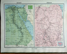 Vintage map egypt for sale  PENZANCE
