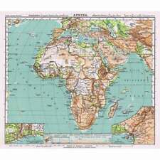 Afrika vintage map for sale  GLASGOW