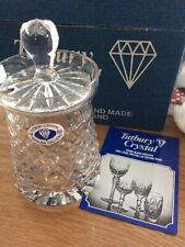 Tutbury crystal lidded for sale  MAIDENHEAD