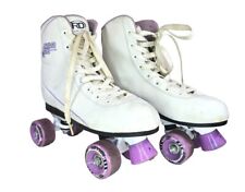 Patines para mujer Roller Derby Roller Star 600 talla 9 blancos morados segunda mano  Embacar hacia Mexico