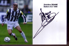 Zinedine zidane autographe d'occasion  Niort