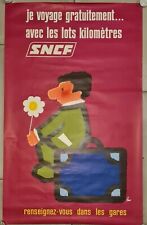 Affiche originale sncf d'occasion  Bar-le-Duc