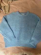 Blue knit jumper for sale  SWINDON