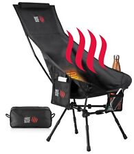 Usado, Assento quente ultraleve encosto alto portátil dobrável mochila cadeira de acampamento com bolsa comprar usado  Enviando para Brazil