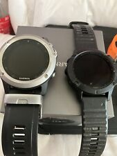 Garmin Fenix 6 Pro Solar 47mm Stainless Steel Case Black Multisport... for sale  Shipping to South Africa